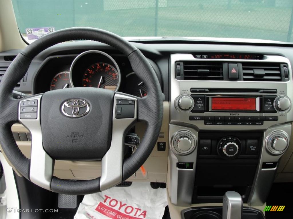 2011 Toyota 4Runner SR5 Sand Beige Dashboard Photo #43308523