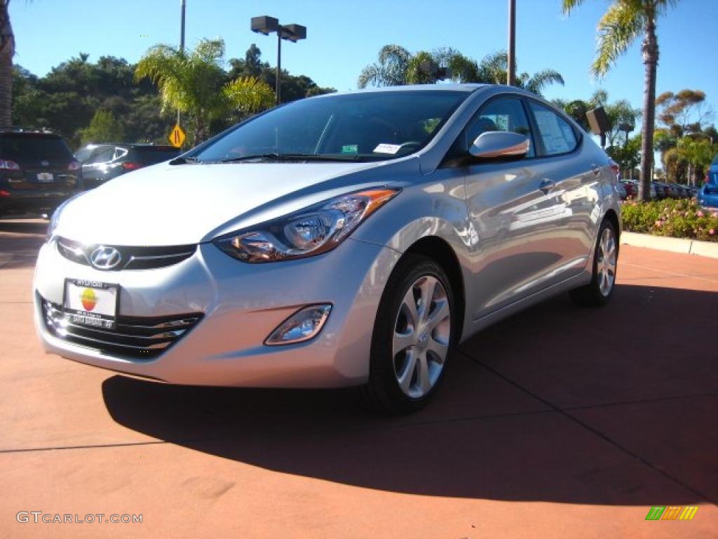 2011 Elantra Limited - Radiant Silver / Gray photo #1