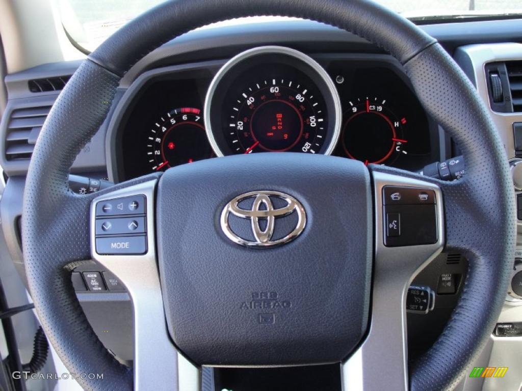 2011 4Runner Limited - Blizzard White Pearl / Sand Beige Leather photo #38