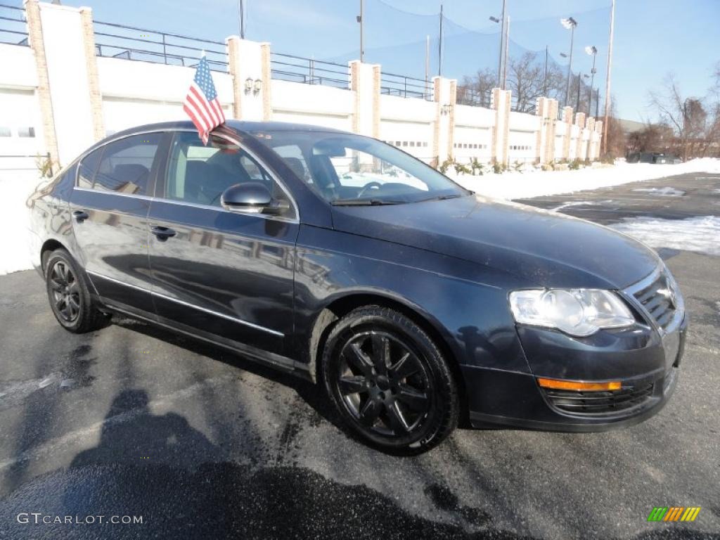 2006 Passat 2.0T Sedan - Shadow Blue / Black photo #8