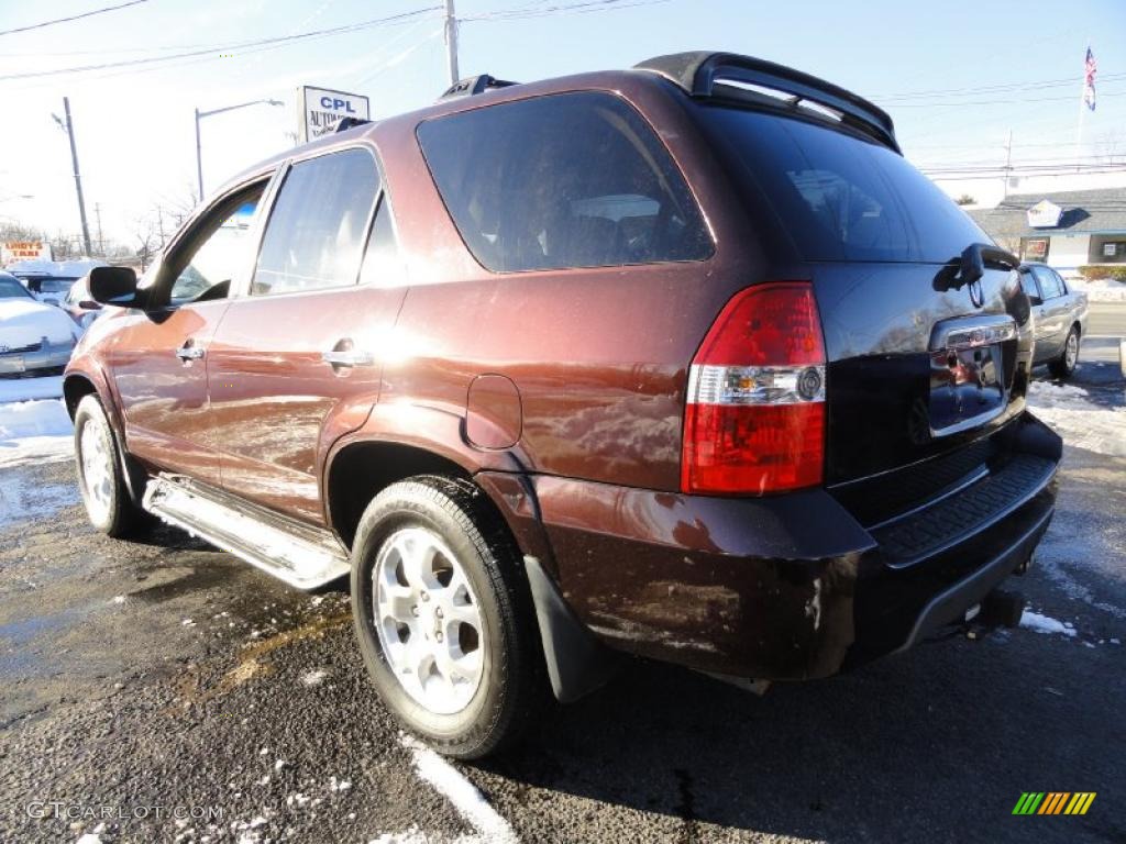 Deep Mahogany Red Pearl 2002 Acura MDX Standard MDX Model Exterior Photo #43315371
