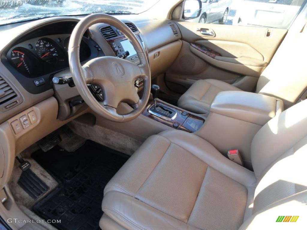 Saddle Interior 2002 Acura MDX Standard MDX Model Photo #43315483