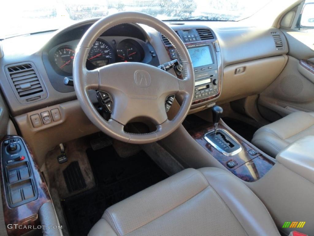 Saddle Interior 2002 Acura MDX Standard MDX Model Photo #43315499