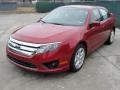 2011 Red Candy Metallic Ford Fusion SE  photo #7