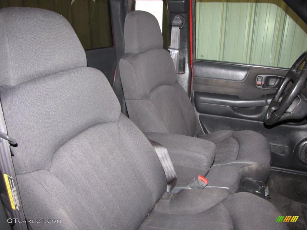 Graphite Interior 2003 Chevrolet S10 Extended Cab Photo #43316775