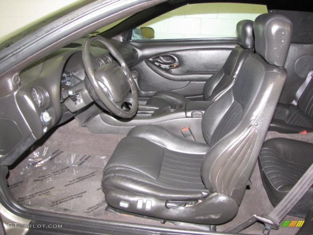 Ebony Interior 2001 Pontiac Firebird Trans Am Convertible Photo #43317696