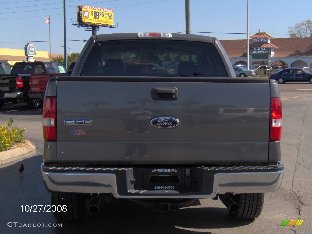 2004 F150 XLT SuperCrew - Dark Shadow Grey Metallic / Dark Flint photo #4