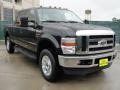 2008 Black Ford F250 Super Duty Lariat Crew Cab 4x4  photo #1