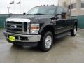 2008 Black Ford F250 Super Duty Lariat Crew Cab 4x4  photo #7