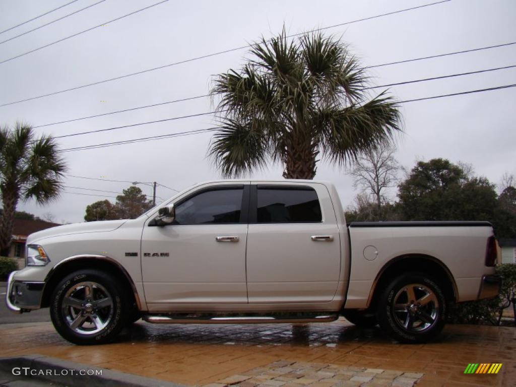 2009 Ram 1500 Big Horn Edition Crew Cab - Stone White / Dark Slate/Medium Graystone photo #8