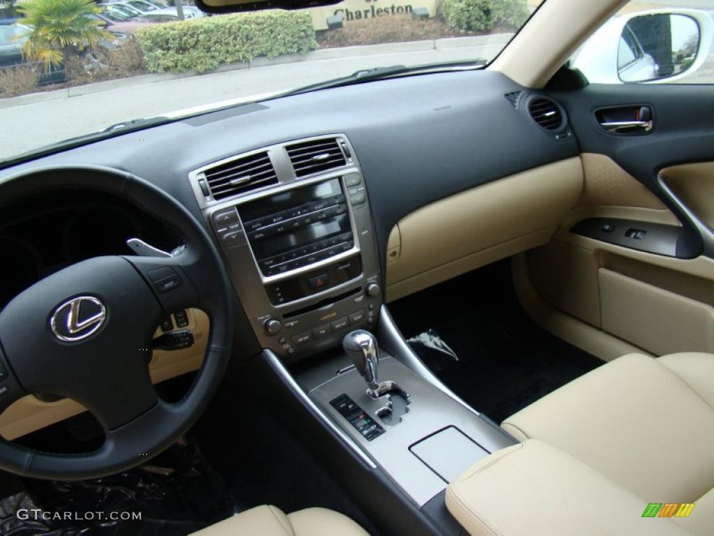 2008 IS 250 - Starfire White Pearl / Cashmere Beige photo #5