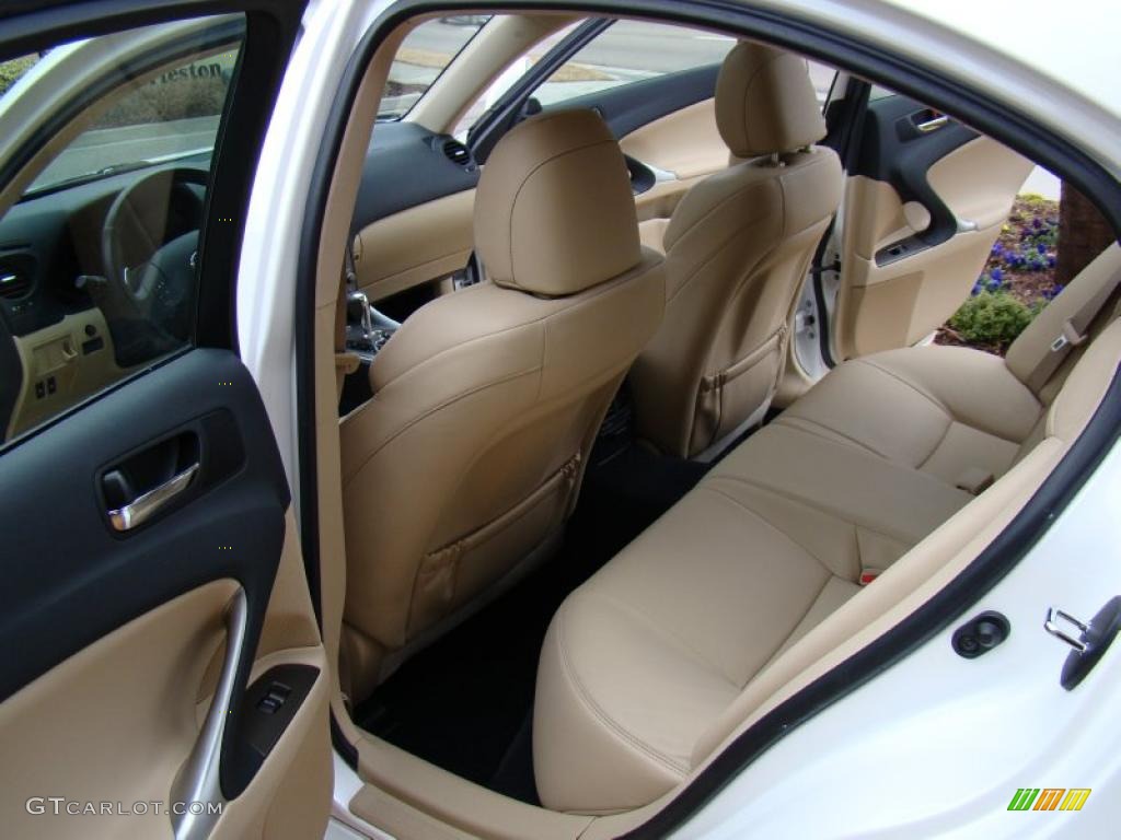 2008 IS 250 - Starfire White Pearl / Cashmere Beige photo #6