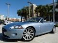 Frost Blue Metallic 2008 Jaguar XK XK8 Convertible