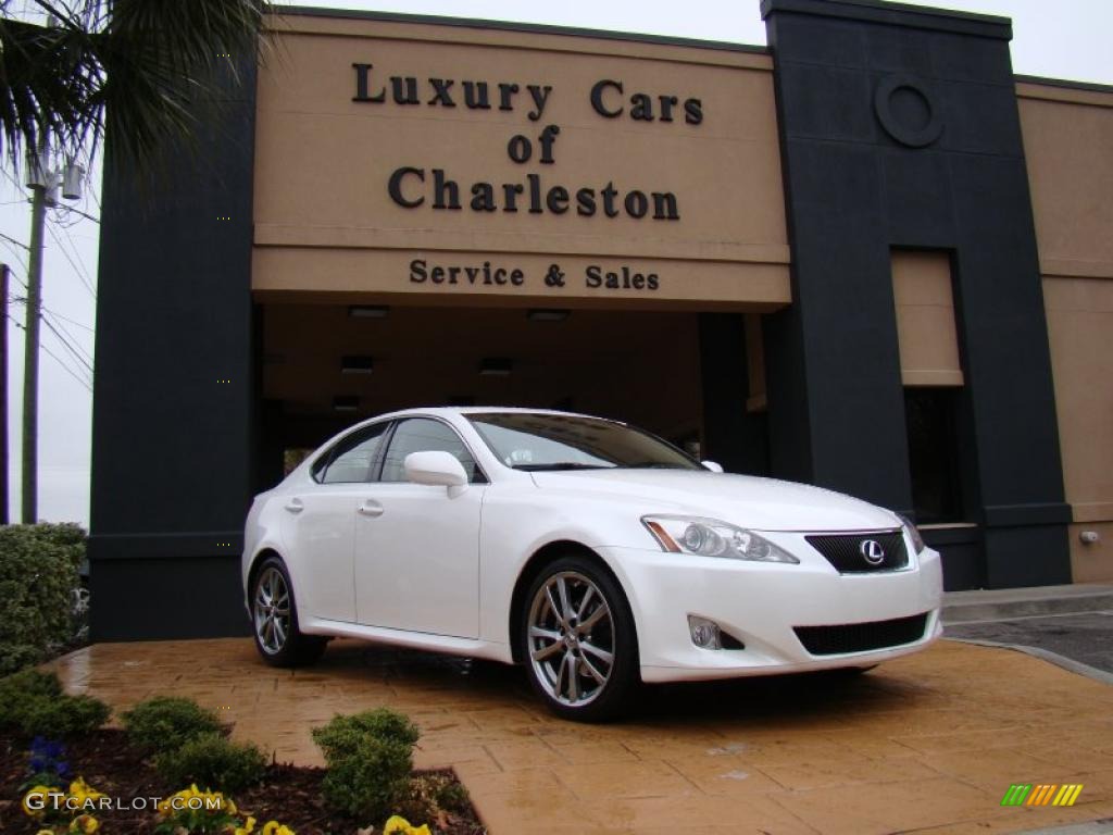 2008 IS 250 - Starfire White Pearl / Cashmere Beige photo #10