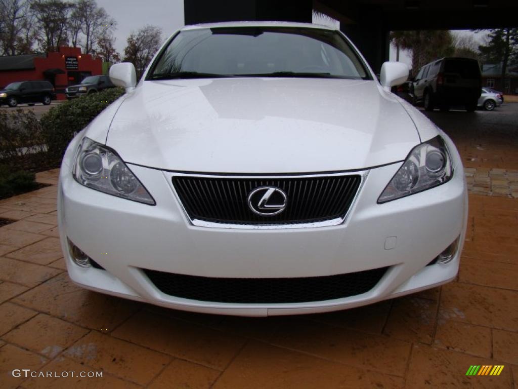 2008 IS 250 - Starfire White Pearl / Cashmere Beige photo #11