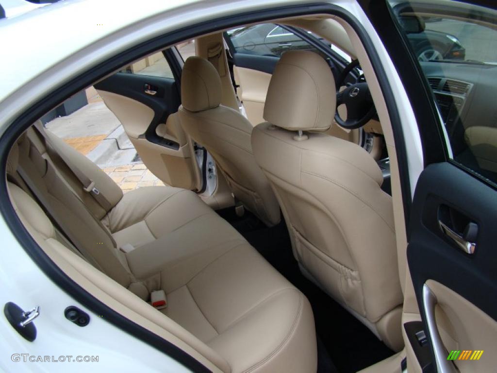 2008 IS 250 - Starfire White Pearl / Cashmere Beige photo #20