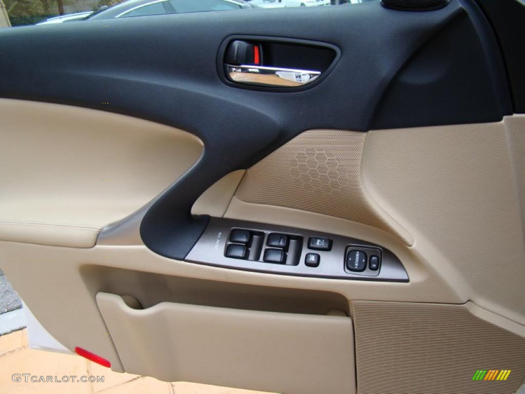 2008 IS 250 - Starfire White Pearl / Cashmere Beige photo #22