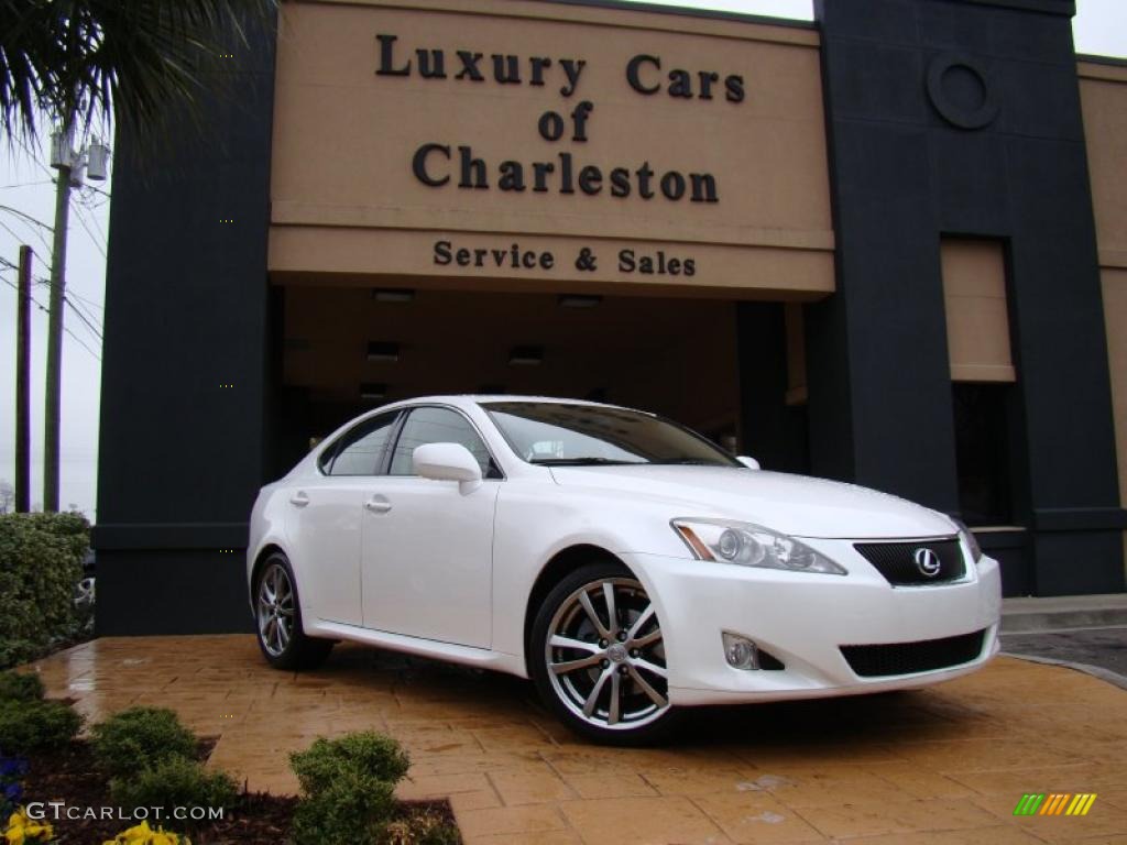2008 IS 250 - Starfire White Pearl / Cashmere Beige photo #33