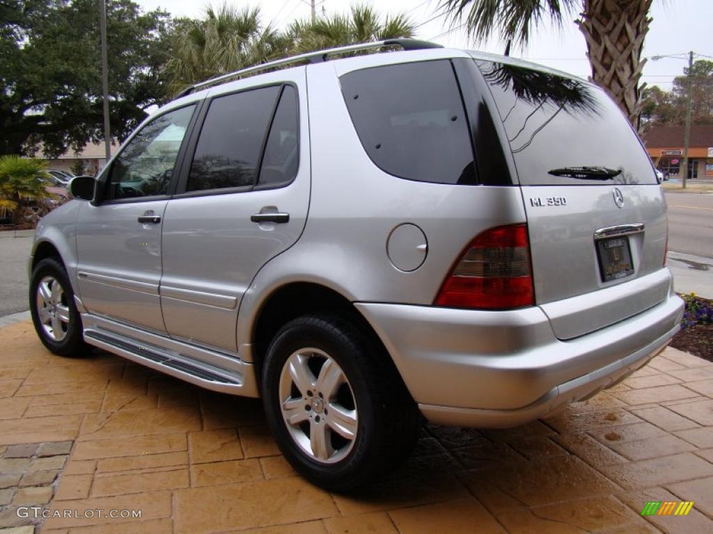 2005 ML 350 4Matic - Brilliant Silver Metallic / Ash photo #14