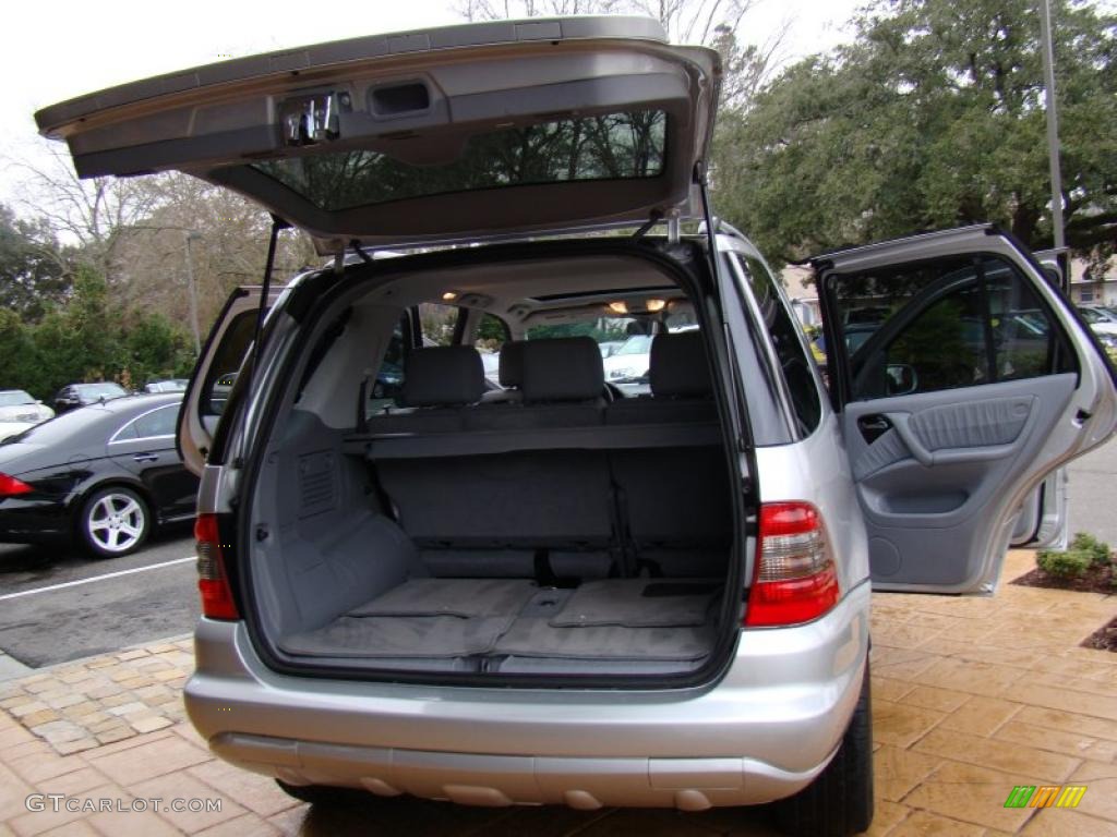 2005 ML 350 4Matic - Brilliant Silver Metallic / Ash photo #21