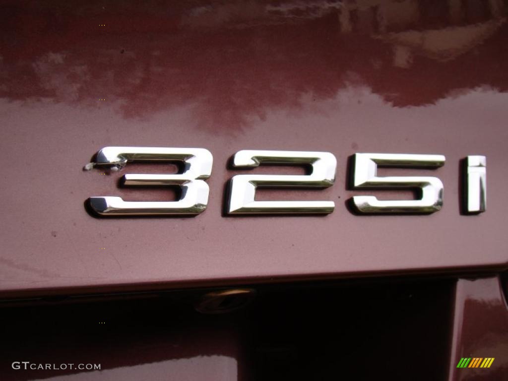 2006 3 Series 325i Sedan - Barrique Red Metallic / Beige photo #36