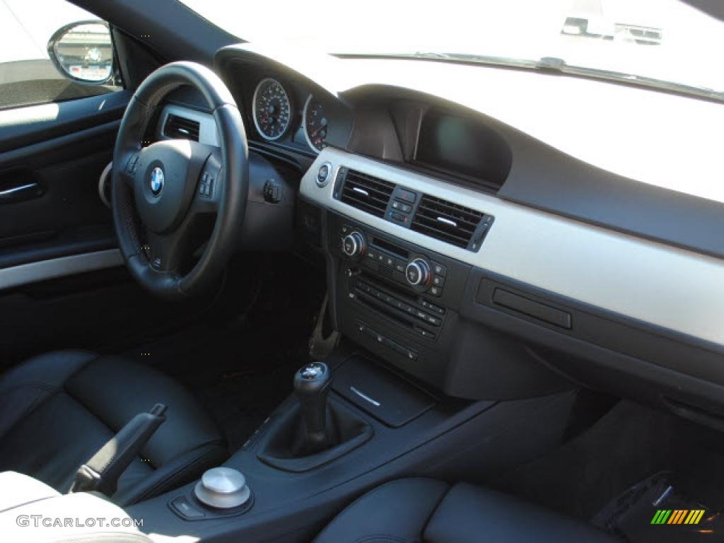 2008 BMW M3 Coupe Black Dashboard Photo #43323110