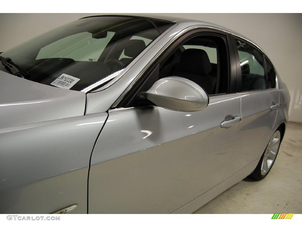 2008 3 Series 335i Sedan - Titanium Silver Metallic / Gray photo #11