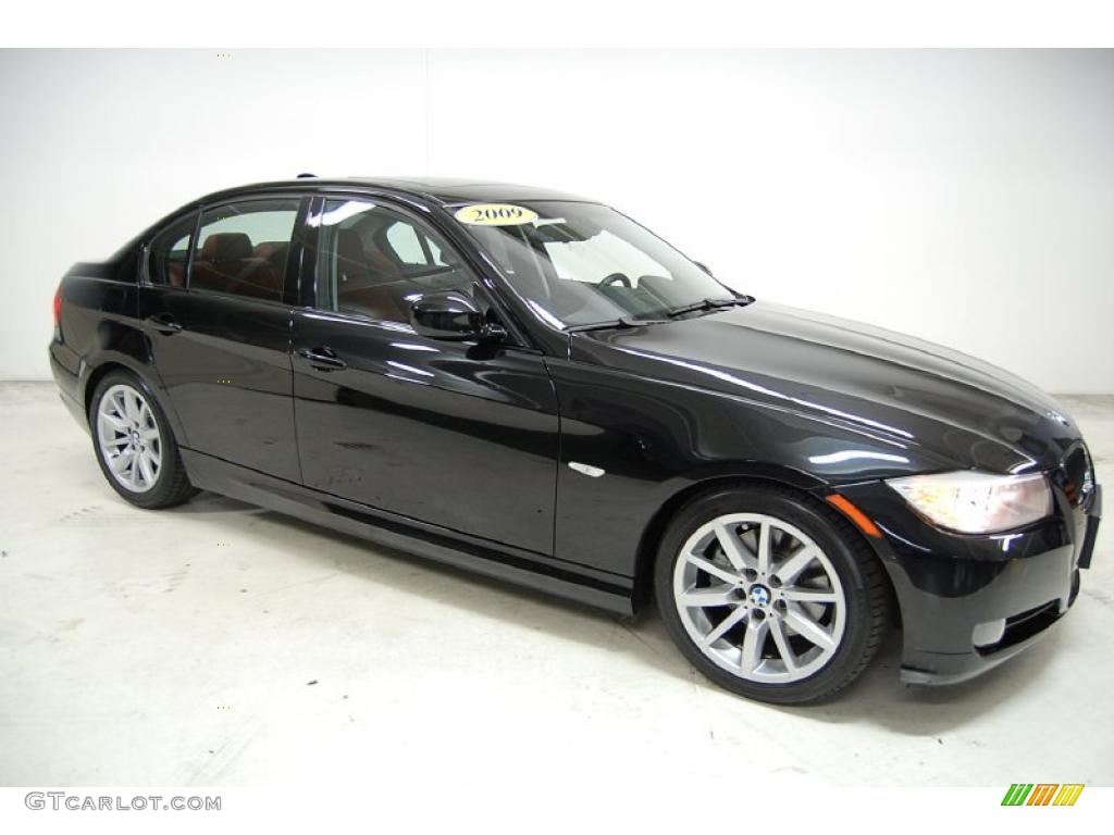 Black Sapphire Metallic 2009 BMW 3 Series 328i Sedan Exterior Photo #43326263
