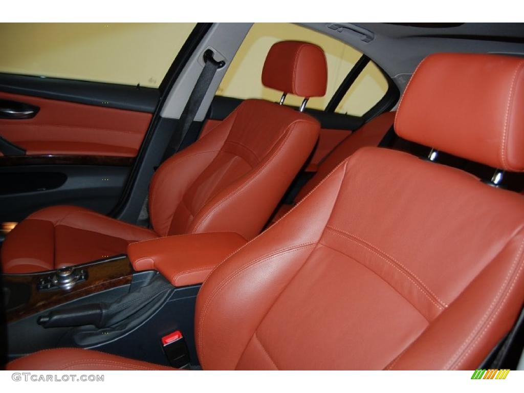 Chestnut Brown Dakota Leather Interior 2009 BMW 3 Series 328i Sedan Photo #43326547