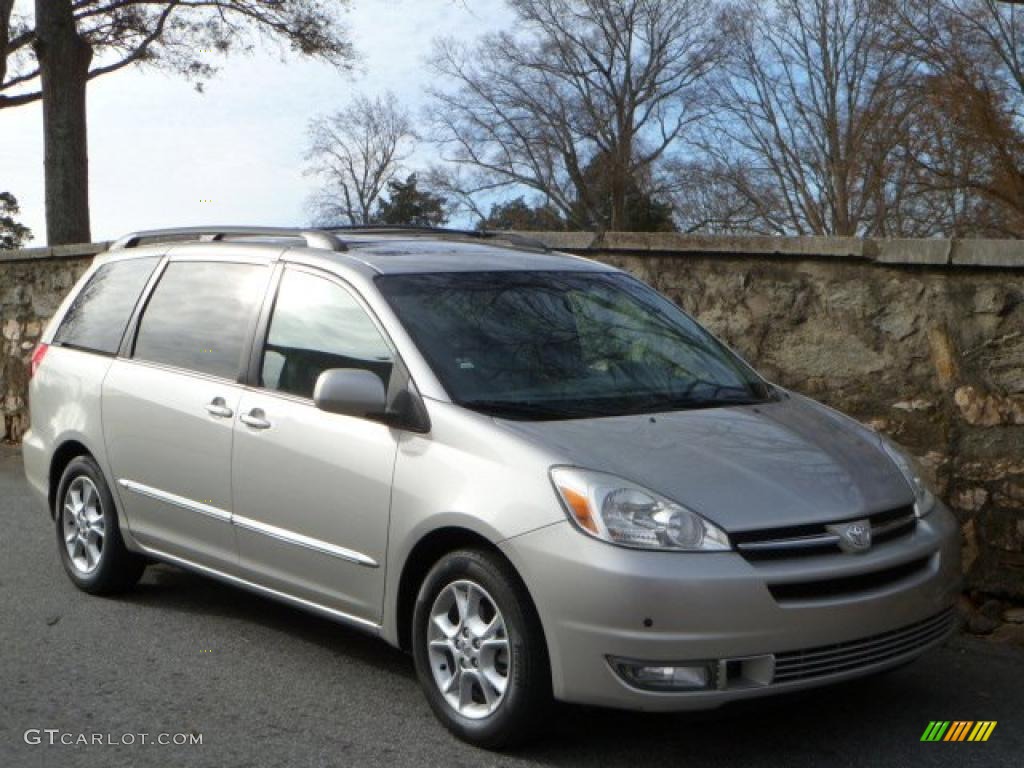 2005 Sienna XLE Limited - Silver Shadow Pearl / Stone photo #1