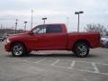 2011 Flame Red Dodge Ram 1500 Sport Crew Cab 4x4  photo #6