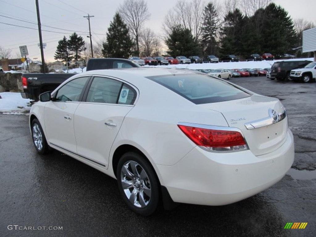 2010 LaCrosse CXL AWD - White Diamond Tricoat / Dark Titanium/Light Titanium photo #4