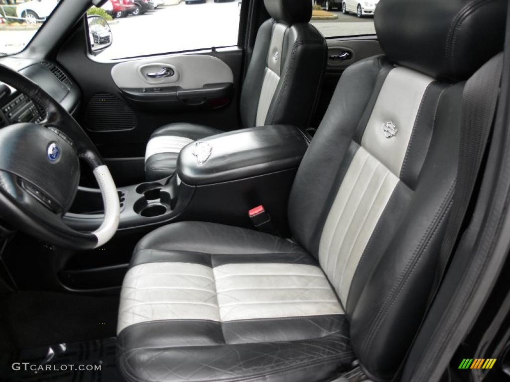 Black Silver Interior 2003 Ford F150 Harley Davidson