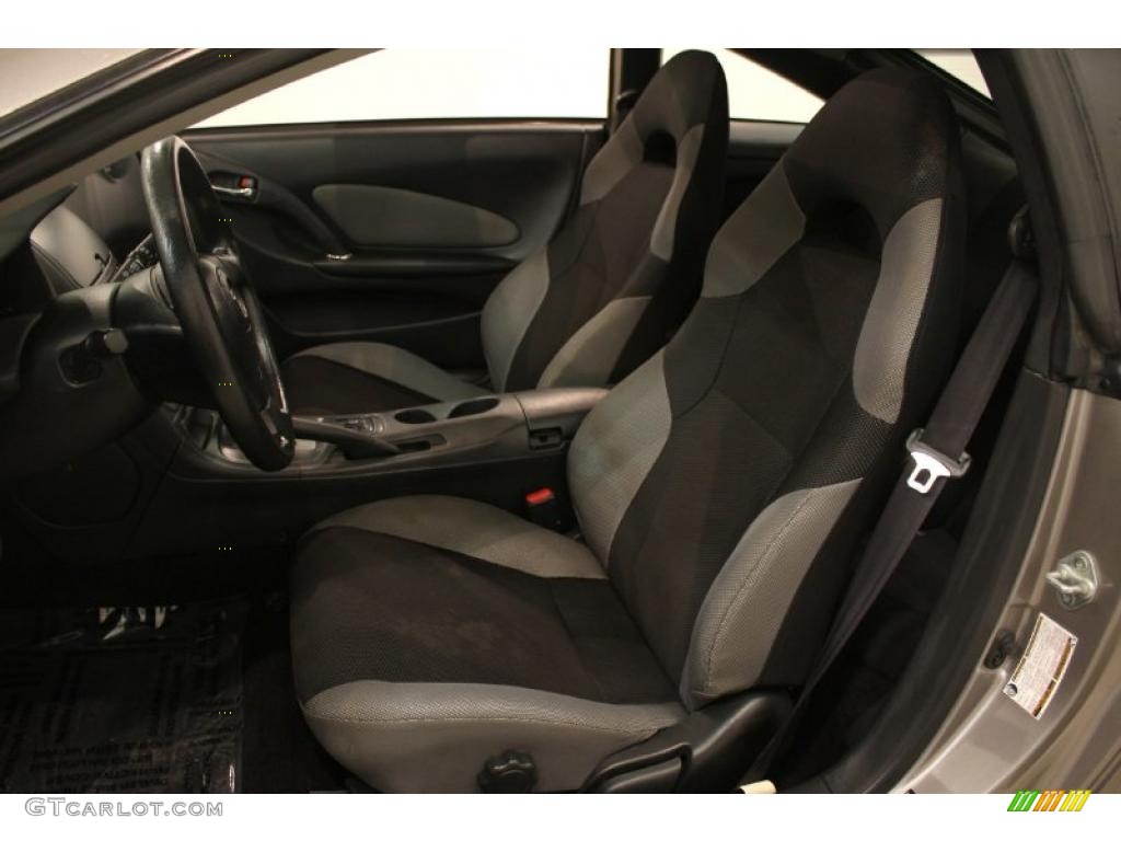 Black/Silver Interior 2005 Toyota Celica GT Photo #43330715