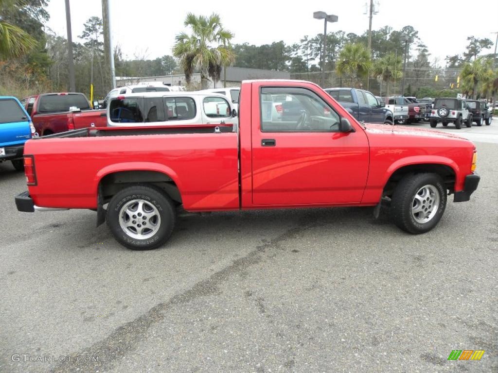Poppy Red 1996 Dodge Dakota Regular Cab Exterior Photo #43330803