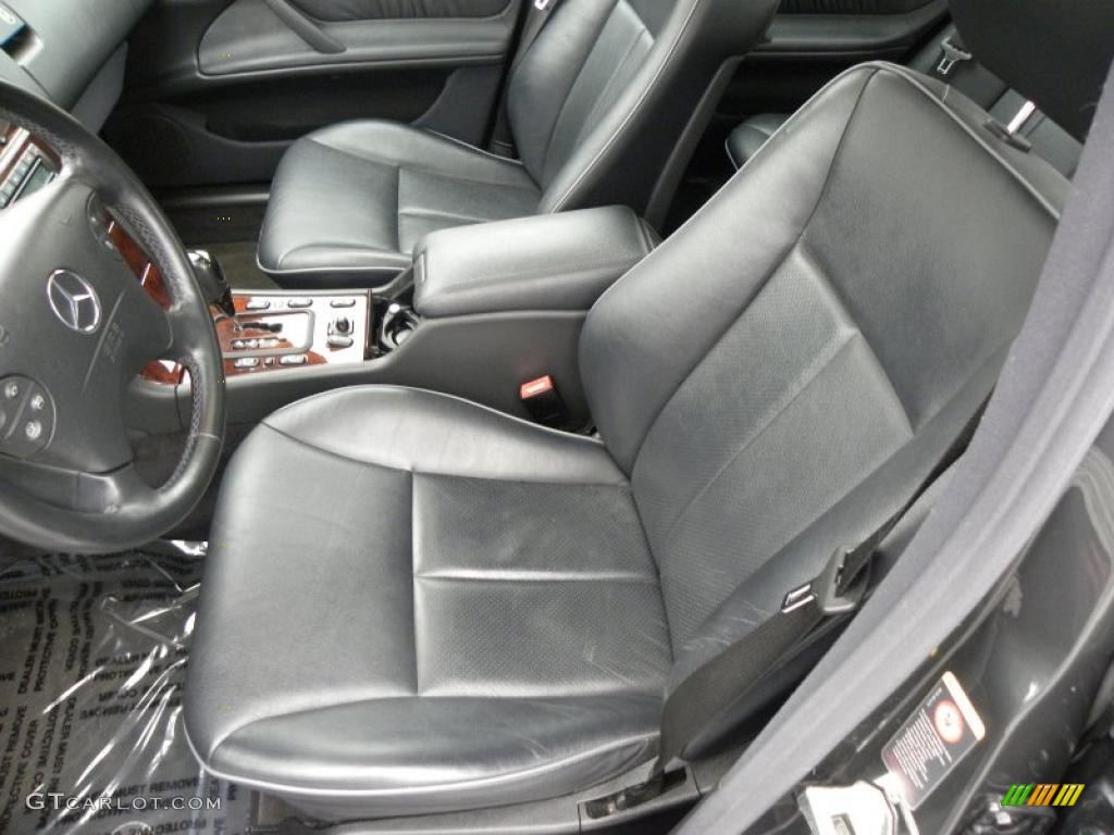 Charcoal Interior 2001 Mercedes-Benz E 430 Sedan Photo #43331351