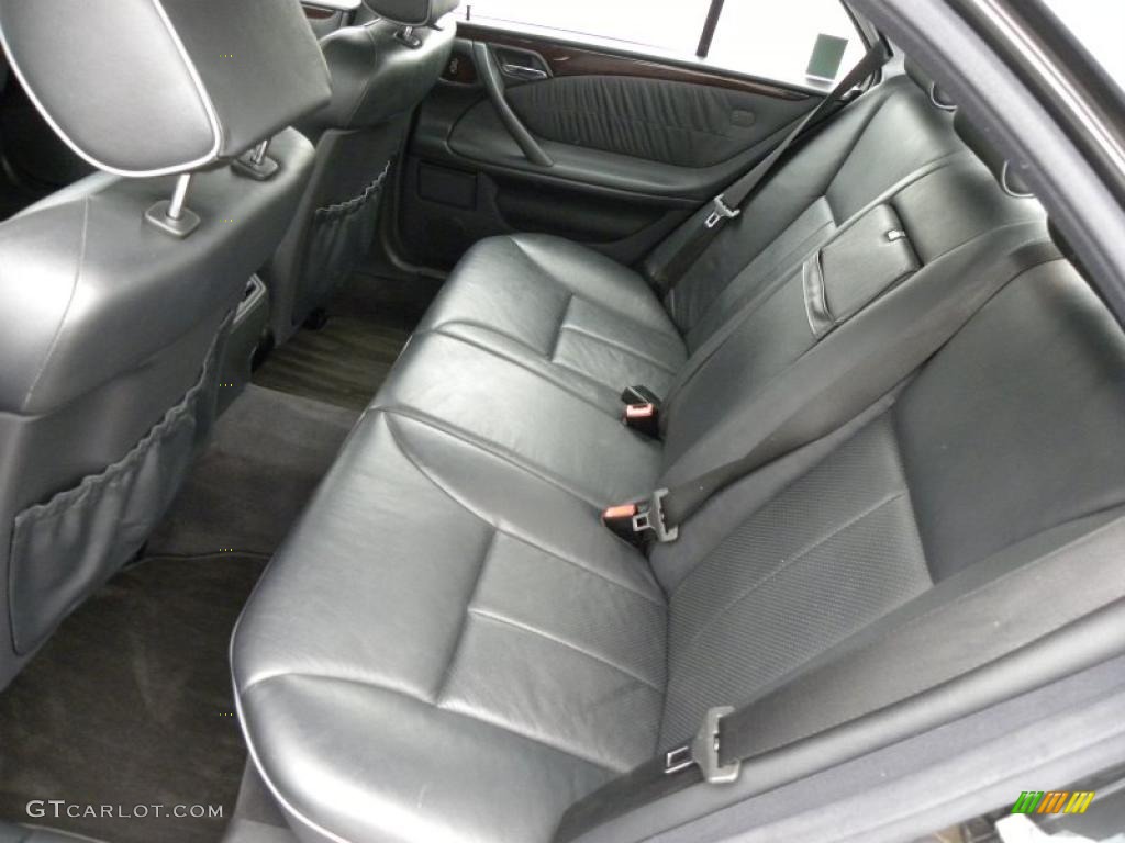 Charcoal Interior 2001 Mercedes-Benz E 430 Sedan Photo #43331375