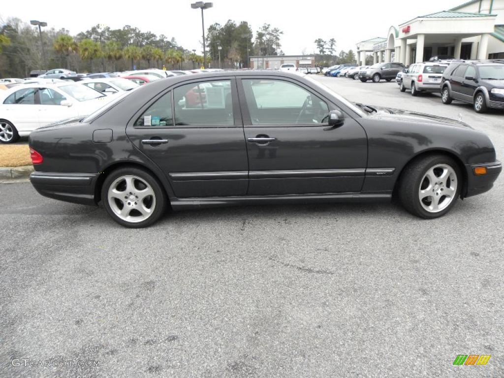 2001 E 430 Sedan - Tectite Grey Metallic / Charcoal photo #14