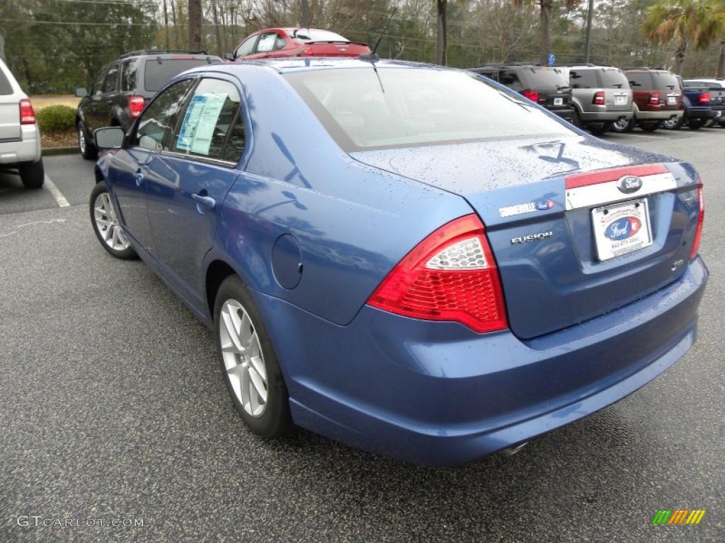 2010 Fusion SEL V6 - Sport Blue Metallic / Charcoal Black photo #16