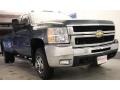 2007 Blue Granite Metallic Chevrolet Silverado 3500HD LTZ Crew Cab 4x4 Dually  photo #1