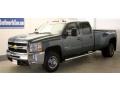 2007 Blue Granite Metallic Chevrolet Silverado 3500HD LTZ Crew Cab 4x4 Dually  photo #2