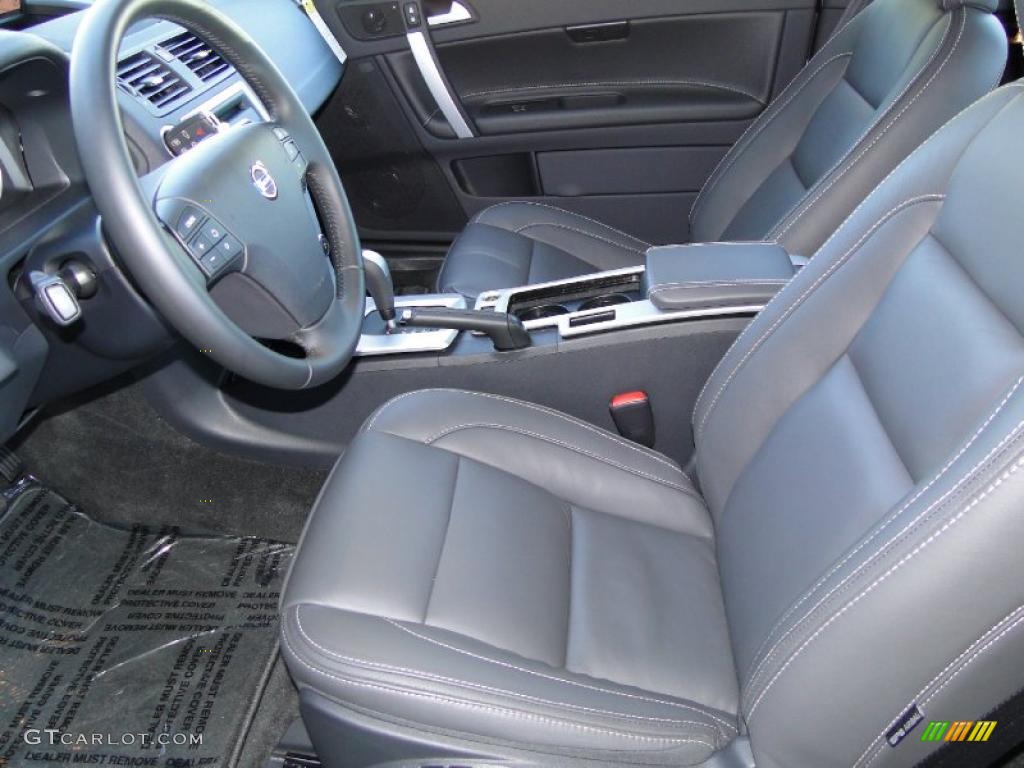 Soverign Hide Off Black Leather/Off Black Interior 2011 Volvo C70 T5 Photo #43333419