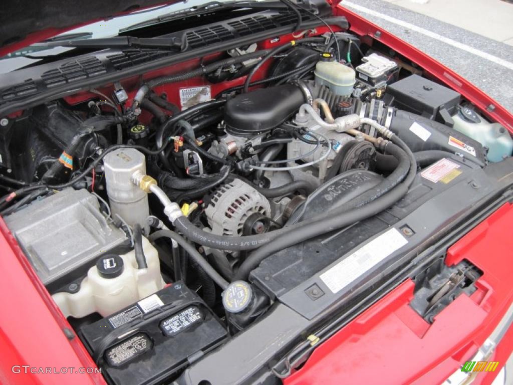 2002 Chevrolet S10 LS Crew Cab 4x4 4.3 Liter OHV 12-Valve Vortec V6 Engine Photo #43333525