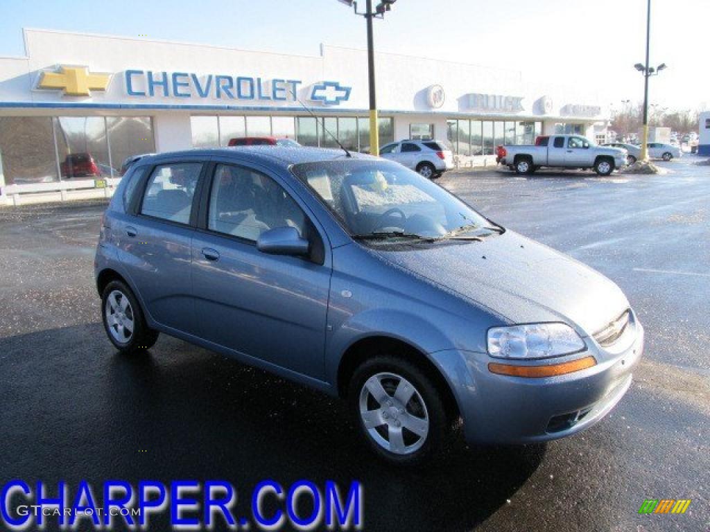 2008 Aveo Aveo5 LS - Icelandic Blue Metallic / Charcoal photo #1