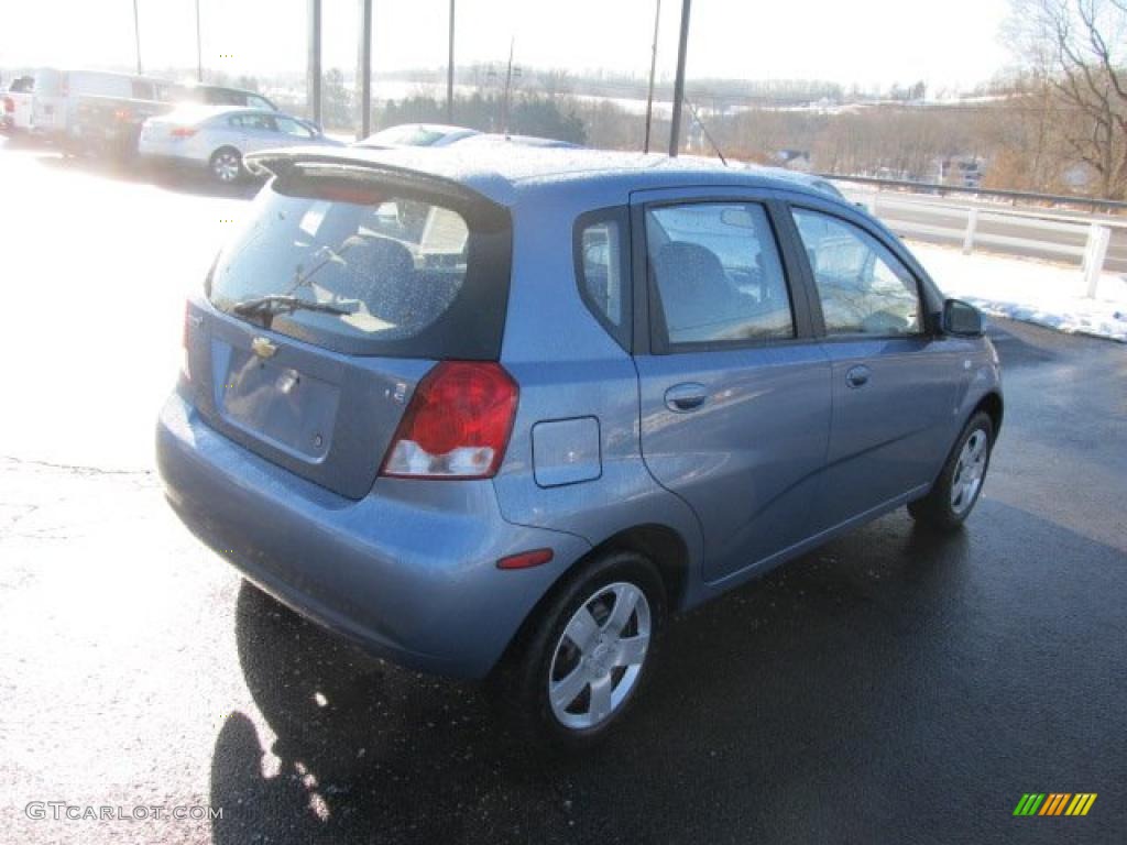 2008 Aveo Aveo5 LS - Icelandic Blue Metallic / Charcoal photo #9