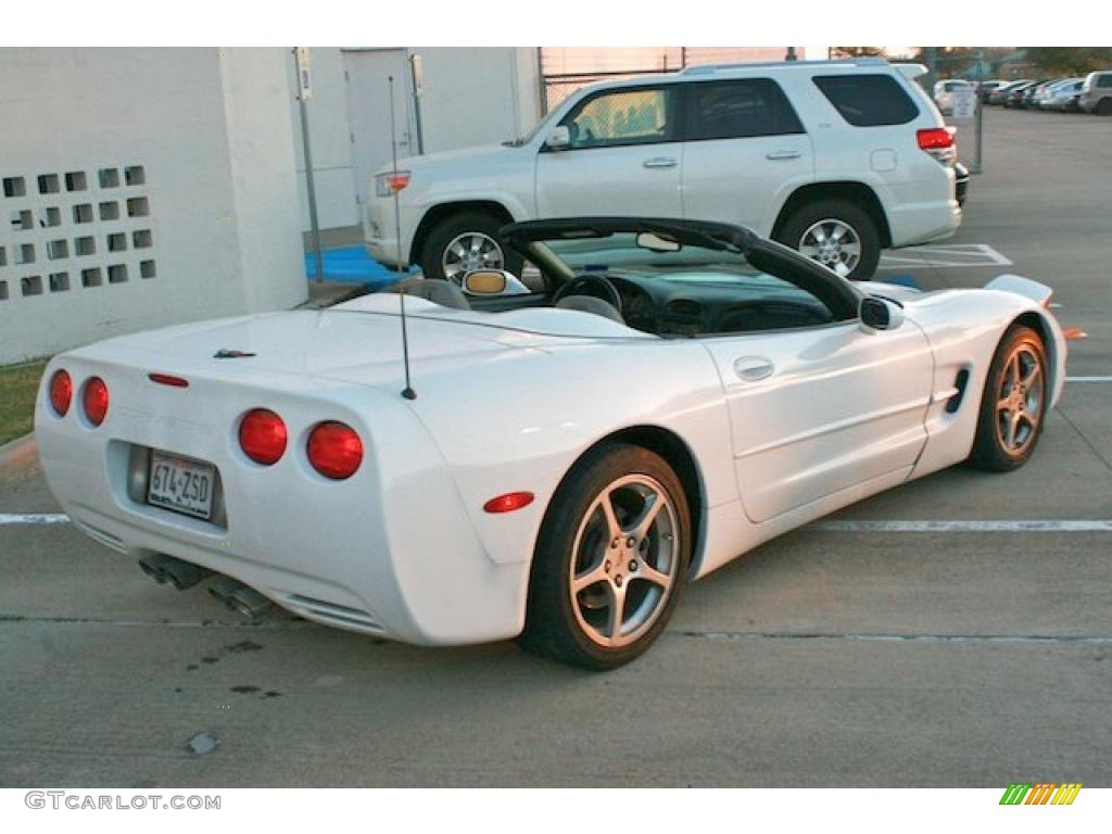2004 Corvette Convertible - Arctic White / Light Gray photo #7