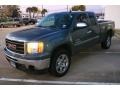 2009 Stealth Gray Metallic GMC Sierra 1500 SLE Extended Cab  photo #3