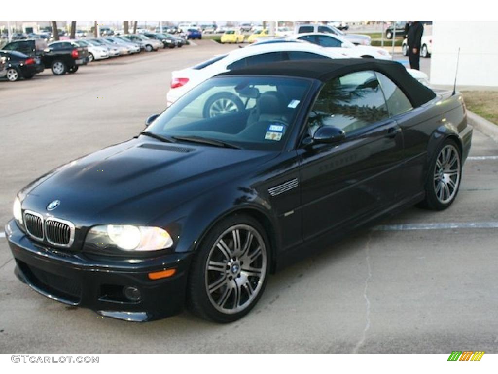 Carbon Black Metallic 2004 BMW M3 Convertible Exterior Photo #43335627