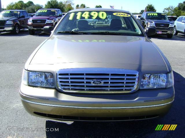 2004 Crown Victoria LX - Arizona Beige Metallic / Medium Parchment photo #8