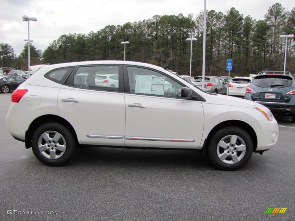 2011 Rogue S - Pearl White / Black photo #6